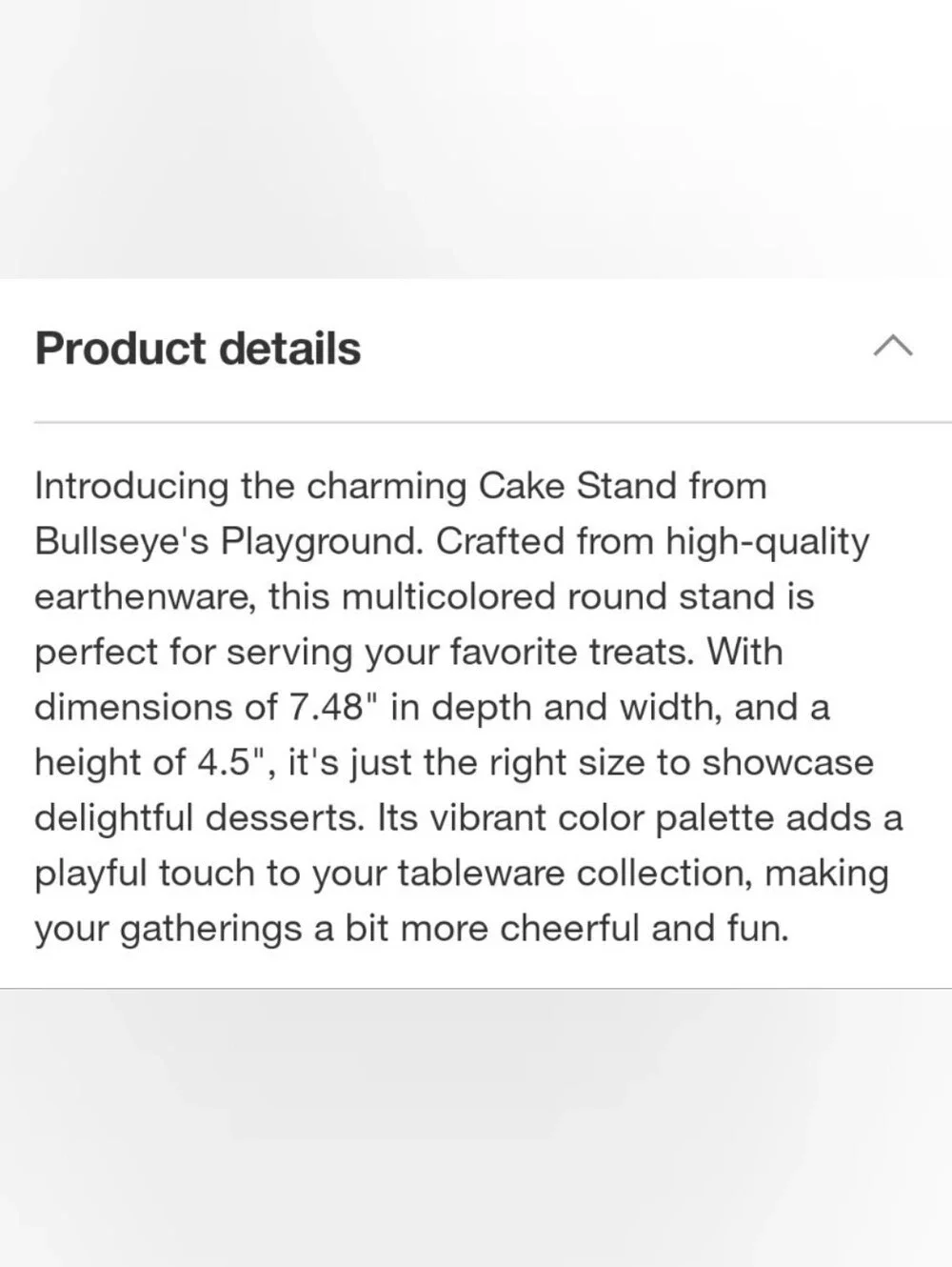 Target Bullseye's Playground Halloween Cake Stand